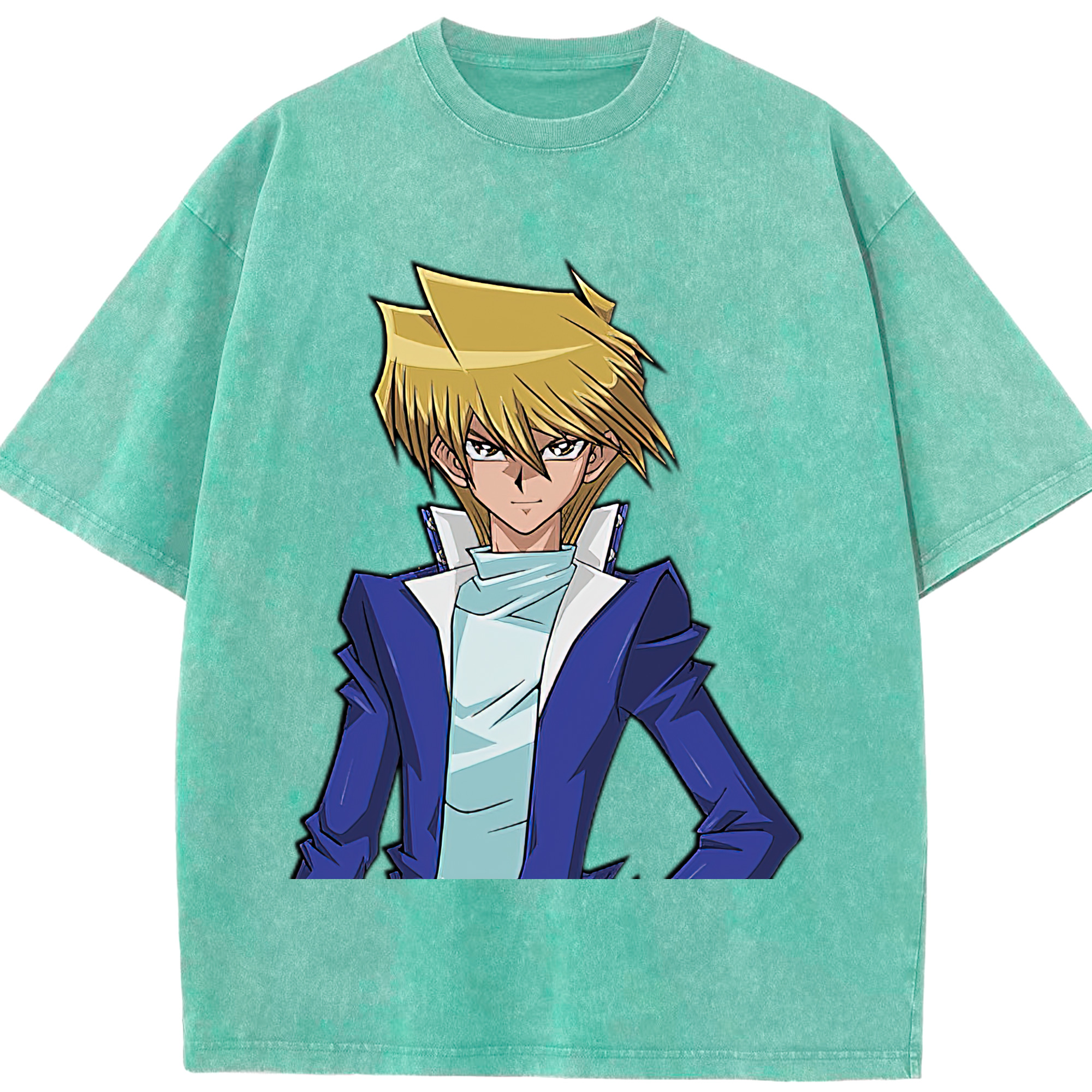 （画像用） 遊☆戯☆王 Yu-Gi-Oh! 綿100% ヴィンテージ風 半袖Tシャツ（フロントプリント）